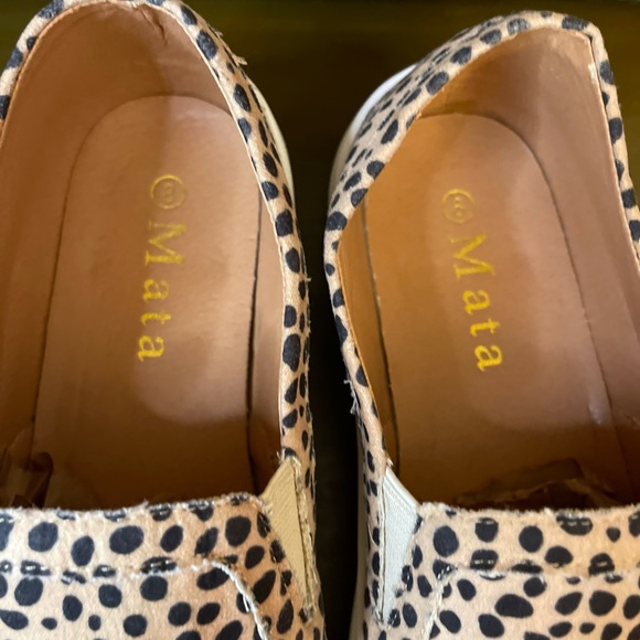 Cheetah print slide on sneakers - Picture 5 of 8